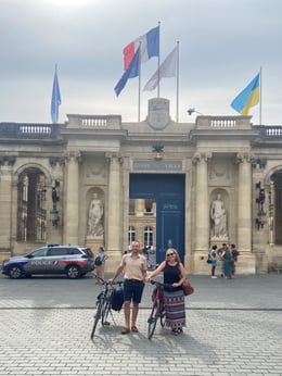 Zoe with Chris de Rauville August 2025